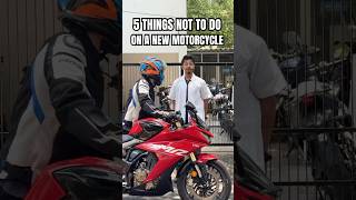 Never do these five things on a new motorcycle! #PowerDrift #PDArmy #MotorcycleTips