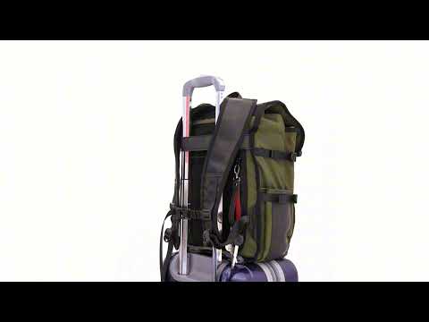Colonel Vegan Water-Resistant Backpack | Durable, Upcycled, and Adventure-Ready