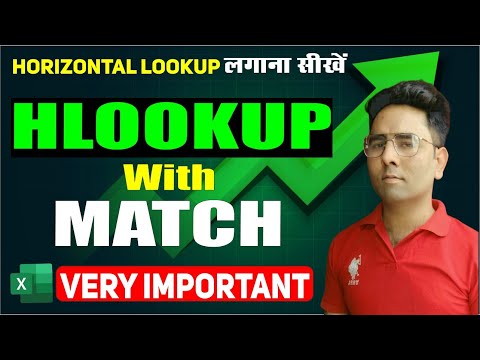 HLOOKUP with MATCH Formula in Excel | How to Use HLOOKUP Formula in Excel | Match Function in Excel