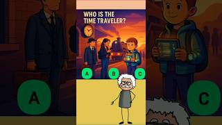 Guess Who’s the Time Traveler?🔍 Viral Visual Riddle #viral #shorts #logicpuzzles #brainteasers