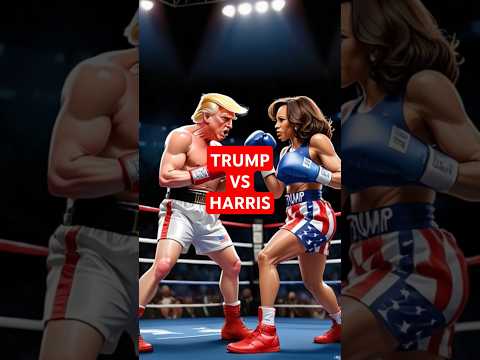 Trump vs. Harris: Who Wins in a Hypothetical Fist Fight? 🥊#shorts #trumpvsharris #debate #trumpswar