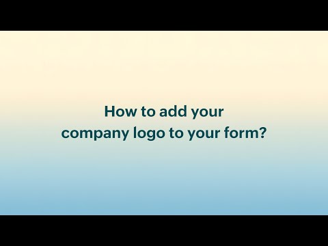 How to add a logo to your form header | Zoho Forms