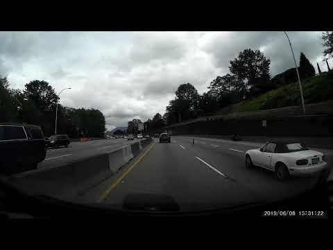 [Canada] [OC] Loose Bike Tire on the Freeway