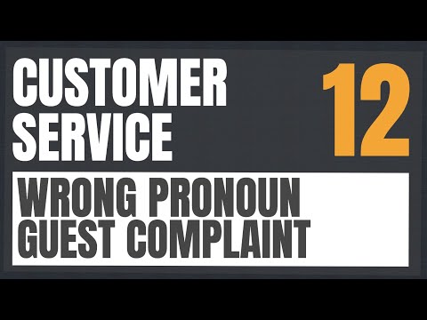 CUSTOMER SERVICE: Wrong Pronoun Complaint | Restaurant Training | EP12