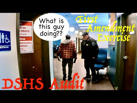 DSHS First Amendment Audit; Questions, interactions and building exploration + homeless camp in back