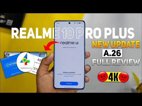 Realme 10 Pro Plus New Update A.26 Full Review | 4K Lag Fix ? | Gaming,Bug,Heating,Antutu Score !