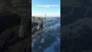 The Butt of Lewis Lighthouse, Hebrides Islands, Scotland. 4K Drone Shots, DJI Mavic 3 MINI.