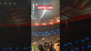 Napoli Fans Annoying Frankfurt Supporters