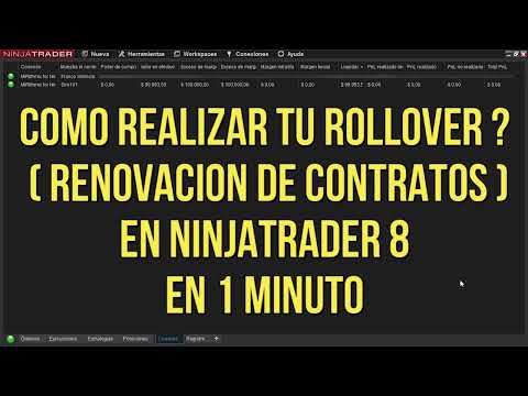 💎Como realizar tu rollover en 1 minuto #ninjatrader #trading #nasdaq #futuros #daytrading