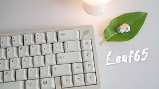 🍃Leaf65 Prototype Build & Typing Sounds (Marshmallow Switches, Extended 2048 Keycaps)