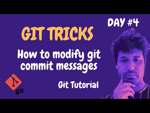 Git Tutorial | Modify Git Commit Messages Like A Pro | Git For Beginners