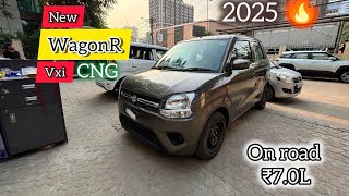 Maruti WagonR VXI CNG 2025 Model Review , WagonR Price After GST 2.0 🔥#wagonrcng