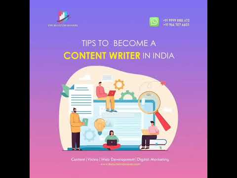 Tips to become content writer in India
