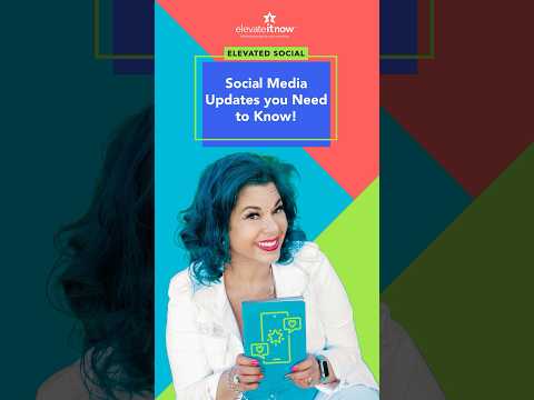 The latest social media updates you need to know! #SocialMediaUpdates #SocialMedia @Elevateitnow