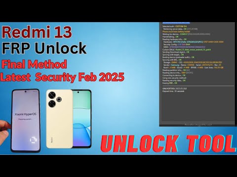 Redmi 13 FRP Unlocked By Safecode Unlocker