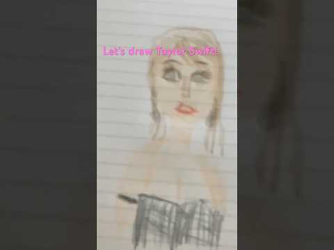 Rate my Taylor swift drawing 🖌️😆🎶#celebritystyle #drawing #taylorsversion