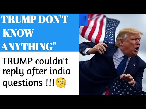 TRUMP LEFT SPEECHLESS BY INDIA'S RUSSIAN URANIUM GRILLING| by America exposed 