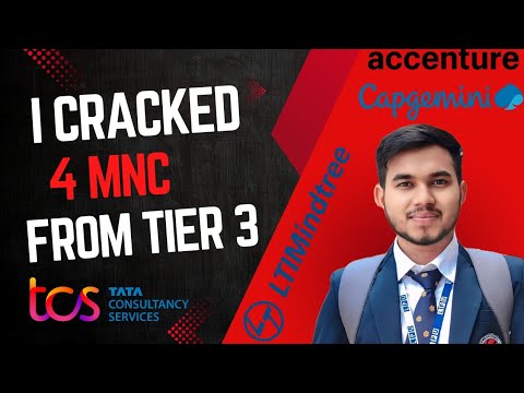 How I Cracked 4 MNCs (Accenture, TCS, Capgemini, Mindtree) | Placement Tips for Tier 2/3 Students