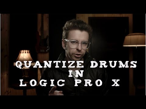 How to quantize drums in Logic Pro X