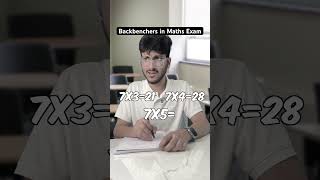 Students in Maths Exam 😂 (Part-2) #shorts #relatable #students