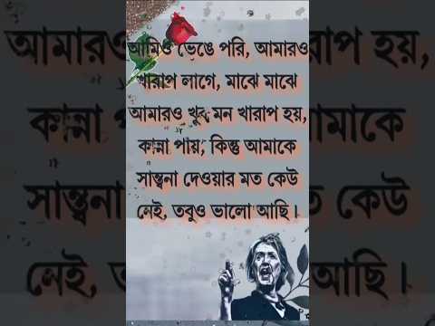 আমাকে সান্ত্বনা দেওয়ার মত কেউ নেই, তবুও ভালো আছি। #কল্পনাবিলাসী #motivation #sad #kalponabilasy