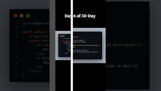 Day 6 of my 30 Day Code Snippet Challenge! NextJS, TailwindCSS, React | Photo