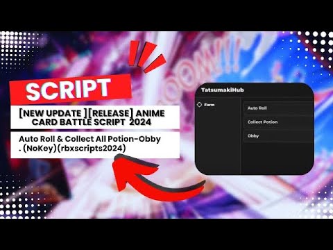 New anime card script