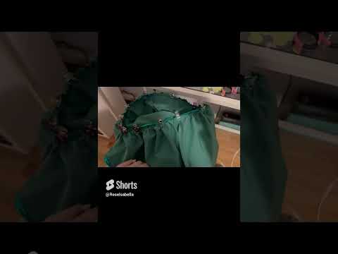 Channeling My Inner Mermaid 🧜♀️✨ #DIY #sewing #halloweencostume #shorts