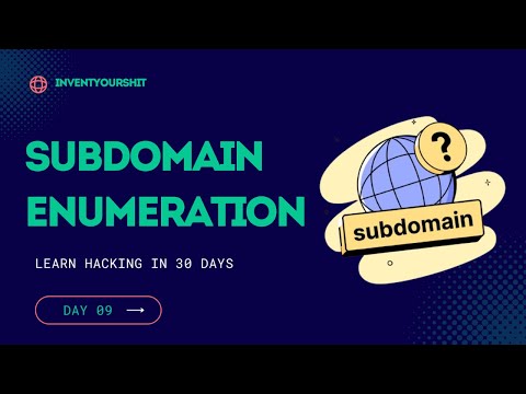 Subdomain Enumeration: Hunting for target Subdomains | Day 09 |