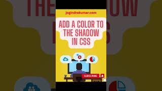 Add a color to the shadow #html #css #add #color #shadow #shorts @codewithjk