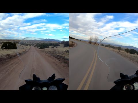 Beautiful twisty desert ride on V-Strom 650 (PURE SOUND)