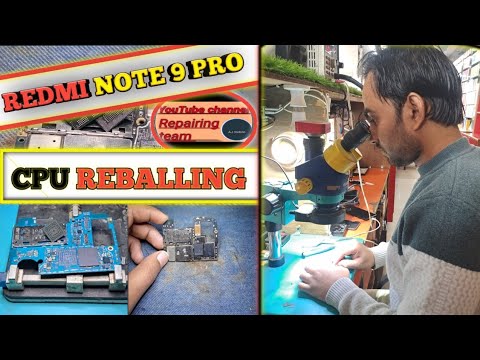 Redmi note 9 pro (CPU REBALLING) cpu reballing kaise kare #viralvideo #cpu #reballing reball