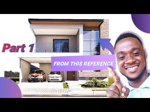 A Full Exterior SketchUp 3D Modeling Duplex House | Part 1