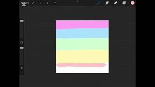 How to use the Gaussian Blur function  on procreate #gradienteffect #procreate #procreatetutorials 