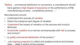 Analyzing the FDA Process Validation Guidance