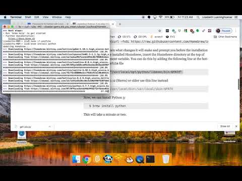 Installing Python and Pip