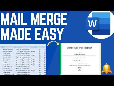 How to Use Mail Merge in Word | Automate Letters, Certificates & Emails