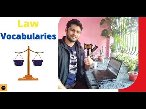 Law Vocabulary In English (Bangla Tutorial) | Easy Law Vocabularies