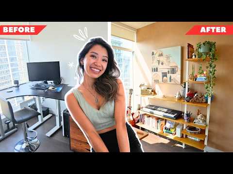 Renter Friendly Fake Limewash | Office Makeover