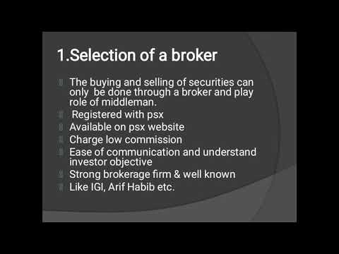 trading procedure on PSX