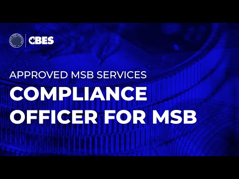 Compliance Officer for MSB