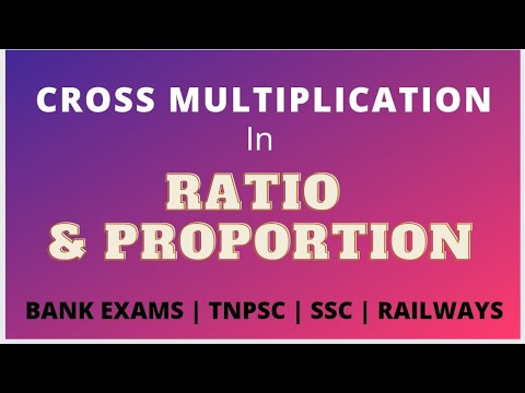CROSS MULTIPLICATION IN RATIO AND PROPORTION