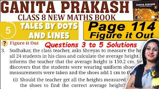 Class 8 Maths Ganita Prakash Part 2 | Chapter 5 Tales by dots and lines | Page 114 Ques 3 to 5