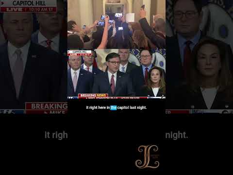 Democrat Politicians Storm Speaker Mike Johnson's Office