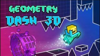 geometry dash 3d very hard gameplay short🥵🥵🥵