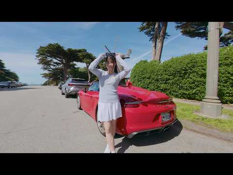 driving around san francisco | car cafe, twisty street, windmill, museum, and golden gate bridge