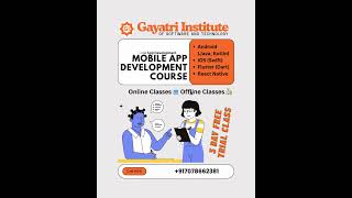 Mobile App Development Course #digitalindia #students #androidiosdevelopment #iosdevelopment #ai