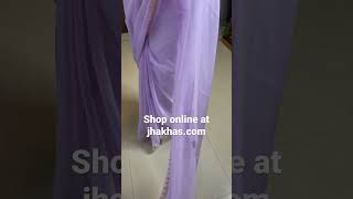 Jhakhas presents beautiful soft chiffon sarees. #jhakhas #silksarees #chiffonsaree #sareesonline