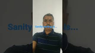 Sanity Testing is..... #shorts