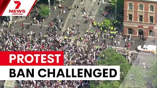 Supreme Court challenge over Herzog protest restrictions | 7NEWS